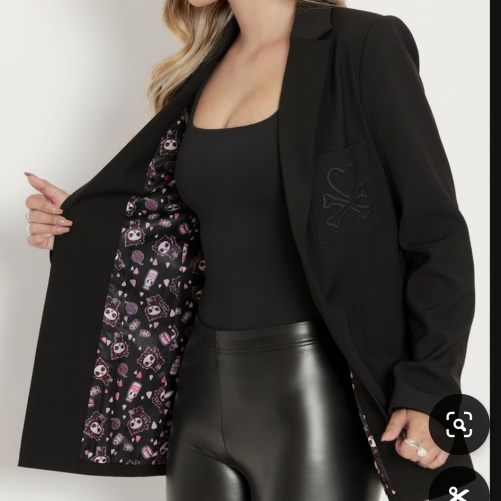 Blackmilk x Tokidoki black blazer